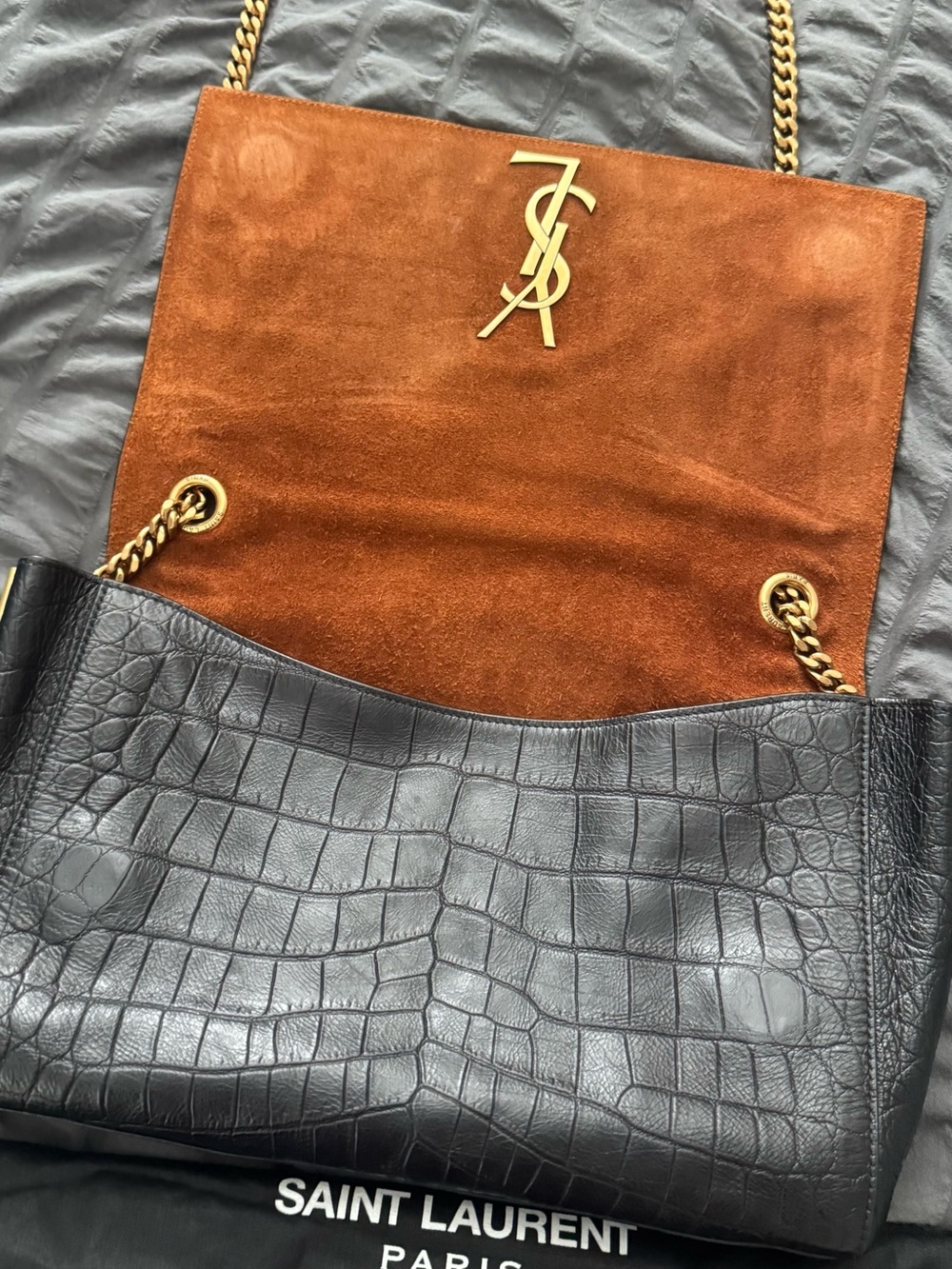 YSL so Kate reversible medium shoulder bag - Picture 5 of 9